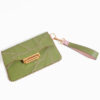 patchwork clutch in avocado - Image 2