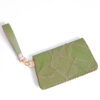 patchwork clutch in avocado - Image 5
