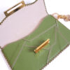 patchwork clutch in avocado - Image 7