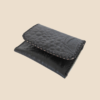 magnetic snap pouch in black