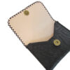magnetic snap pouch in black - Image 4